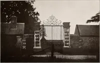An illustration from Small French buildings; the architecture of town and country, comprising cottages, farmhouses, minor chateaux or manors with their farm groups, small town dwellings, and a few churches (1921)