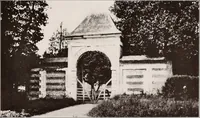 An illustration from Small French buildings; the architecture of town and country, comprising cottages, farmhouses, minor chateaux or manors with their farm groups, small town dwellings, and a few churches (1921)