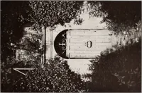 An illustration from Small French buildings; the architecture of town and country, comprising cottages, farmhouses, minor chateaux or manors with their farm groups, small town dwellings, and a few churches (1921)