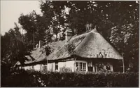 An illustration from Small French buildings; the architecture of town and country, comprising cottages, farmhouses, minor chateaux or manors with their farm groups, small town dwellings, and a few churches (1921)