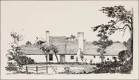 An illustration from Small French buildings; the architecture of town and country, comprising cottages, farmhouses, minor chateaux or manors with their farm groups, small town dwellings, and a few churches (1921)