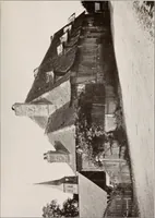 An illustration from Small French buildings; the architecture of town and country, comprising cottages, farmhouses, minor chateaux or manors with their farm groups, small town dwellings, and a few churches (1921)