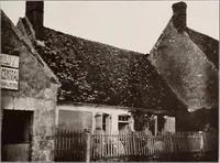 An illustration from Small French buildings; the architecture of town and country, comprising cottages, farmhouses, minor chateaux or manors with their farm groups, small town dwellings, and a few churches (1921)