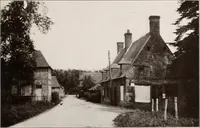 An illustration from Small French buildings; the architecture of town and country, comprising cottages, farmhouses, minor chateaux or manors with their farm groups, small town dwellings, and a few churches (1921)