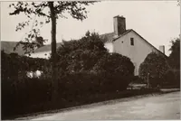 An illustration from Small French buildings; the architecture of town and country, comprising cottages, farmhouses, minor chateaux or manors with their farm groups, small town dwellings, and a few churches (1921)