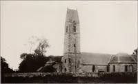 An illustration from Small French buildings; the architecture of town and country, comprising cottages, farmhouses, minor chateaux or manors with their farm groups, small town dwellings, and a few churches (1921)