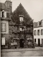 An illustration from Small French buildings; the architecture of town and country, comprising cottages, farmhouses, minor chateaux or manors with their farm groups, small town dwellings, and a few churches (1921)