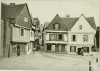 Picture 51 of 179 from Small French buildings; the architecture of town and country, comprising cottages, farmhouses, minor chateaux or manors with their farm groups, small town dwellings, and a few churches (1921), leaf 102