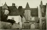 An illustration from Small French buildings; the architecture of town and country, comprising cottages, farmhouses, minor chateaux or manors with their farm groups, small town dwellings, and a few churches (1921)