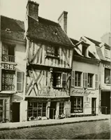 Picture 56 of 179 from Small French buildings; the architecture of town and country, comprising cottages, farmhouses, minor chateaux or manors with their farm groups, small town dwellings, and a few churches (1921), leaf 110