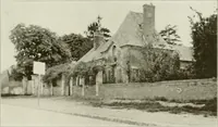 An illustration from Small French buildings; the architecture of town and country, comprising cottages, farmhouses, minor chateaux or manors with their farm groups, small town dwellings, and a few churches (1921)