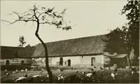 An illustration from Small French buildings; the architecture of town and country, comprising cottages, farmhouses, minor chateaux or manors with their farm groups, small town dwellings, and a few churches (1921)