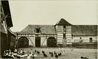 Picture 92 of 179 from Small French buildings; the architecture of town and country, comprising cottages, farmhouses, minor chateaux or manors with their farm groups, small town dwellings, and a few churches (1921), leaf 168
