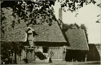 An illustration from Small French buildings; the architecture of town and country, comprising cottages, farmhouses, minor chateaux or manors with their farm groups, small town dwellings, and a few churches (1921)