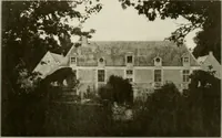 An illustration from Small French buildings; the architecture of town and country, comprising cottages, farmhouses, minor chateaux or manors with their farm groups, small town dwellings, and a few churches (1921)