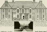 An illustration from Small French buildings; the architecture of town and country, comprising cottages, farmhouses, minor chateaux or manors with their farm groups, small town dwellings, and a few churches (1921)