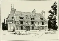 Picture 120 of 179 from Small French buildings; the architecture of town and country, comprising cottages, farmhouses, minor chateaux or manors with their farm groups, small town dwellings, and a few churches (1921), leaf 208
