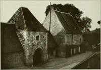 Picture 126 of 179 from Small French buildings; the architecture of town and country, comprising cottages, farmhouses, minor chateaux or manors with their farm groups, small town dwellings, and a few churches (1921), leaf 216