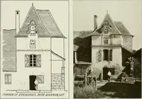 Picture 132 of 179 from Small French buildings; the architecture of town and country, comprising cottages, farmhouses, minor chateaux or manors with their farm groups, small town dwellings, and a few churches (1921), leaf 228