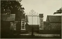 An illustration from Small French buildings; the architecture of town and country, comprising cottages, farmhouses, minor chateaux or manors with their farm groups, small town dwellings, and a few churches (1921)
