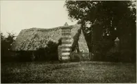 An illustration from Small French buildings; the architecture of town and country, comprising cottages, farmhouses, minor chateaux or manors with their farm groups, small town dwellings, and a few churches (1921)