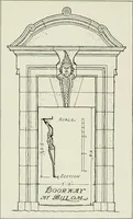 An illustration from Small French buildings; the architecture of town and country, comprising cottages, farmhouses, minor chateaux or manors with their farm groups, small town dwellings, and a few churches (1921)