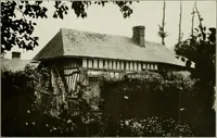 An illustration from Small French buildings; the architecture of town and country, comprising cottages, farmhouses, minor chateaux or manors with their farm groups, small town dwellings, and a few churches (1921)