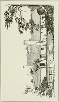 An illustration from Small French buildings; the architecture of town and country, comprising cottages, farmhouses, minor chateaux or manors with their farm groups, small town dwellings, and a few churches (1921)