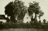 An illustration from Small French buildings; the architecture of town and country, comprising cottages, farmhouses, minor chateaux or manors with their farm groups, small town dwellings, and a few churches (1921)