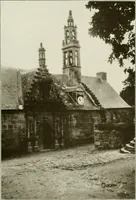 An illustration from Small French buildings; the architecture of town and country, comprising cottages, farmhouses, minor chateaux or manors with their farm groups, small town dwellings, and a few churches (1921)