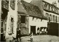 Picture 48 of 179 from Small French buildings; the architecture of town and country, comprising cottages, farmhouses, minor chateaux or manors with their farm groups, small town dwellings, and a few churches (1921), leaf 98