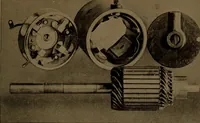 An illustration from Small motors, transformers, electromagnets; a practical presentation of design and construction data for small motors, small low- and high-tension transformers, electromagnets, and induction coils (1920)