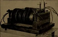 An illustration from Small motors, transformers, electromagnets; a practical presentation of design and construction data for small motors, small low- and high-tension transformers, electromagnets, and induction coils (1920)
