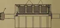 An illustration from Small motors, transformers, electromagnets; a practical presentation of design and construction data for small motors, small low- and high-tension transformers, electromagnets, and induction coils (1920)