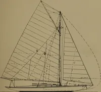 An illustration from The small yacht, its management and handling for racing and sailing, with chapters on construction (1909)