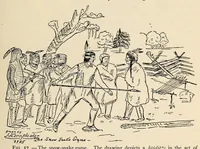 An illustration from Snow-snake as played by the Seneca-Iroquois (1909)