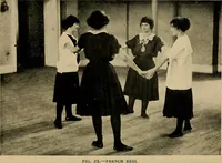 An illustration from Social games and group dances; a collection of games and dances suitable for community and social use (1919)