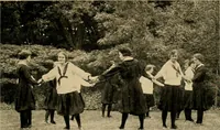 An illustration from Social games and group dances; a collection of games and dances suitable for community and social use (1919)