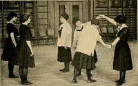 An illustration from Social games and group dances; a collection of games and dances suitable for community and social use (1919)