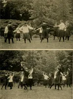 An illustration from Social games and group dances; a collection of games and dances suitable for community and social use (1919)