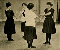 An illustration from Social games and group dances; a collection of games and dances suitable for community and social use (1919)