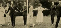 An illustration from Social games and group dances; a collection of games and dances suitable for community and social use (1919)