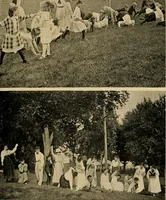 An illustration from Social games and group dances; a collection of games and dances suitable for community and social use (1919)