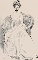 An illustration from Social ladder / drawings by Charles Dana Gibson. (1902)