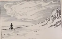 An illustration from Social ladder / drawings by Charles Dana Gibson. (1902)