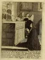 Picture 5 of 55 from Societas Jesu apostolorum imitatrix, sive Gesta praeclara et virtutes eorum, qui è Societate Jesu in procuranda salute animarum, per apostolicas missiones, conciones, sacramentorum ministeria, evangelij inter fideles & infideles propagationem, ceteráque munia apostolica, per totum orbem terrarum speciali zelo desudâ[ve]runt. Pars prima Societatis Jesu Europaeae. (1694), leaf 129