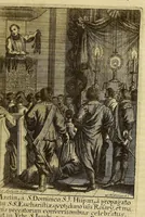 Picture 13 of 55 from Societas Jesu apostolorum imitatrix, sive Gesta praeclara et virtutes eorum, qui è Societate Jesu in procuranda salute animarum, per apostolicas missiones, conciones, sacramentorum ministeria, evangelij inter fideles & infideles propagationem, ceteráque munia apostolica, per totum orbem terrarum speciali zelo desudâ[ve]runt. Pars prima Societatis Jesu Europaeae. (1694), leaf 257