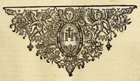 An illustration from Societas Jesu usque ad sanguinis et vitae profusionem militans, in Europa, Africa, Asia, et America, contra gentiles, Mahometanos, Judaeos, Haereticos, impios, pro Deo, fide, ecclesia, pietate. : Sive Vita, et mors eorum, qui ex Societate Jesu in causa fidei, & virtutis propugnatae, violentâ morte toto orbe sublati sunt. (1675)