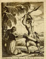 Picture 39 of 46 from Societas Jesu usque ad sanguinis et vitae profusionem militans, in Europa, Africa, Asia, et America, contra gentiles, Mahometanos, Judaeos, Haereticos, impios, pro Deo, fide, ecclesia, pietate. : Sive Vita, et mors eorum, qui ex Societate Jesu in causa fidei, & virtutis propugnatae, violentâ morte toto orbe sublati sunt. (1675), leaf 501