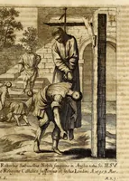 Picture 3 of 46 from Societas Jesu usque ad sanguinis et vitae profusionem militans, in Europa, Africa, Asia, et America, contra gentiles, Mahometanos, Judaeos, Haereticos, impios, pro Deo, fide, ecclesia, pietate. : Sive Vita, et mors eorum, qui ex Societate Jesu in causa fidei, & virtutis propugnatae, violentâ morte toto orbe sublati sunt. (1675), leaf 55